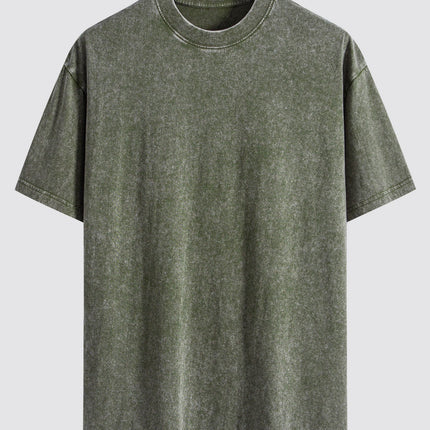 Men’s Washed Crew Neck T-Shirt