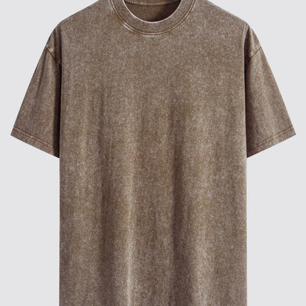 Men’s Washed Crew Neck T-Shirt