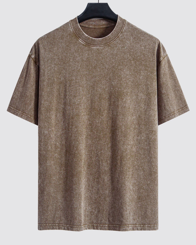 Men’s Washed Crew Neck T-Shirt