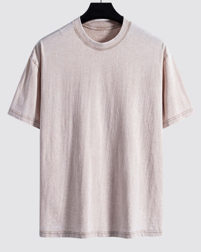 Men’s Washed Crew Neck T-Shirt