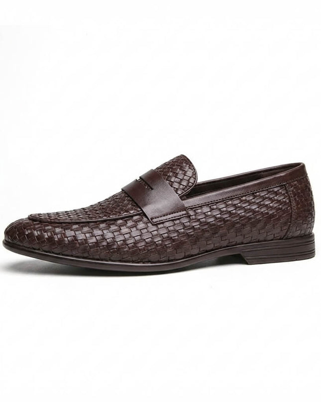 Men’s Woven Penny Loafers