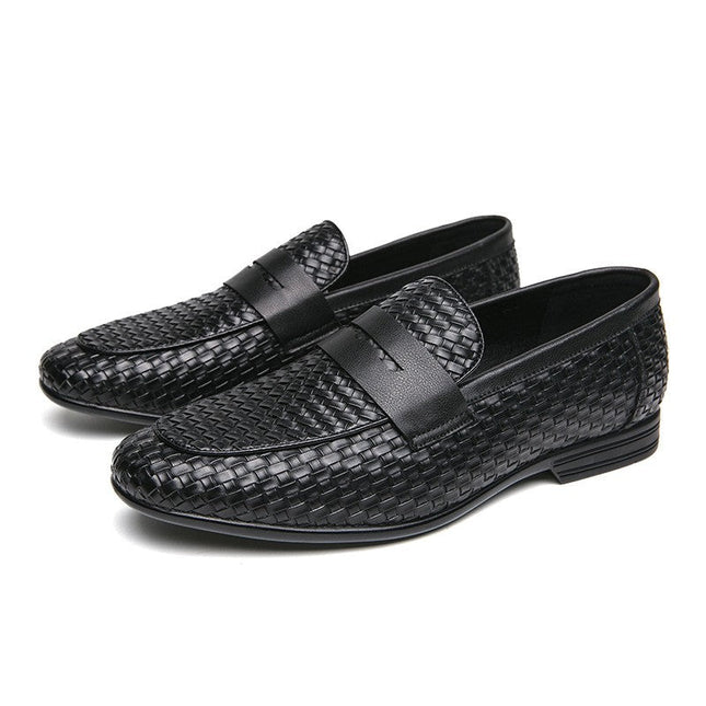 Men’s Woven Penny Loafers