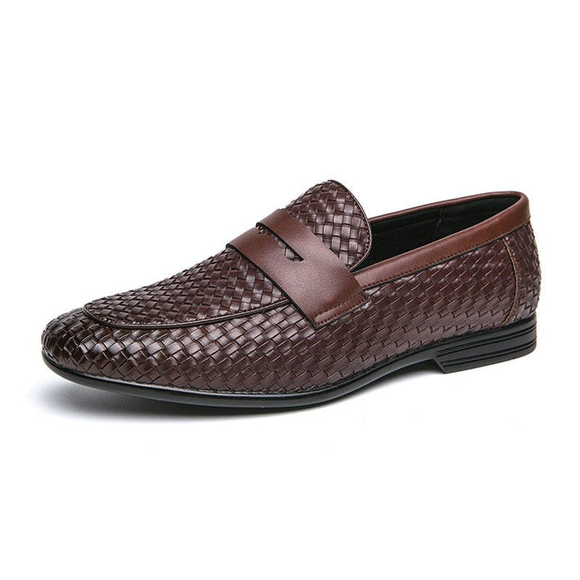 Men’s Woven Penny Loafers