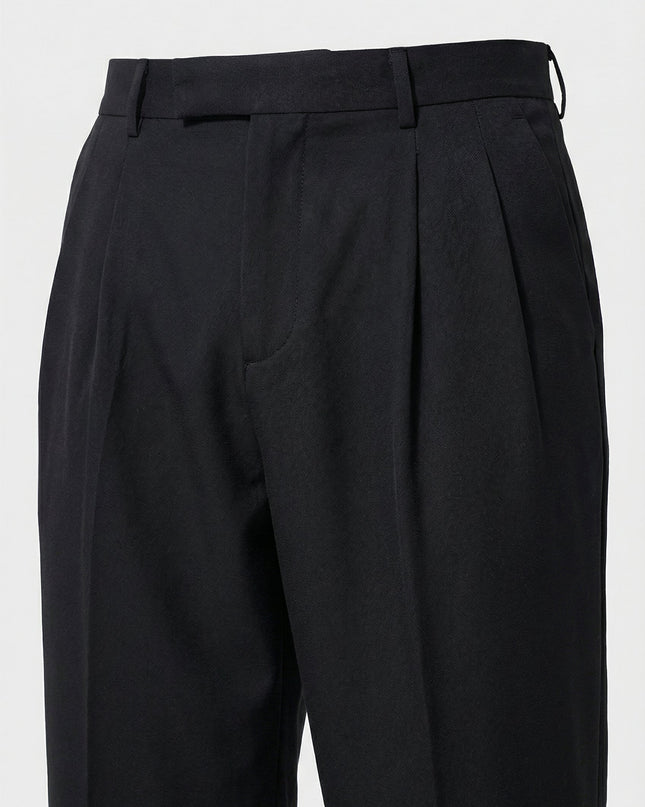 Men's Fitted Trousers Tailored Elegant Style