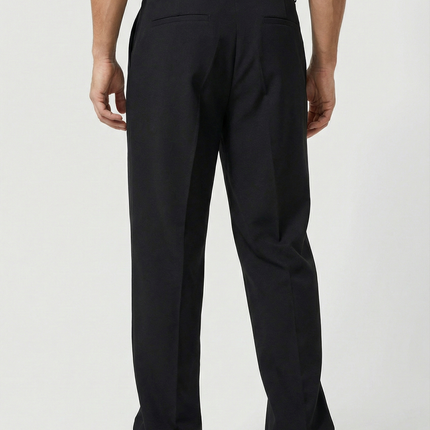 Men's Fitted Trousers Tailored Elegant Style