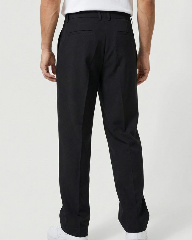 Men's Fitted Trousers Tailored Elegant Style