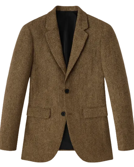 Men's Herringbone Tweed Blazer