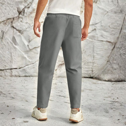 Men’s Tapered Pants with Front Crease
