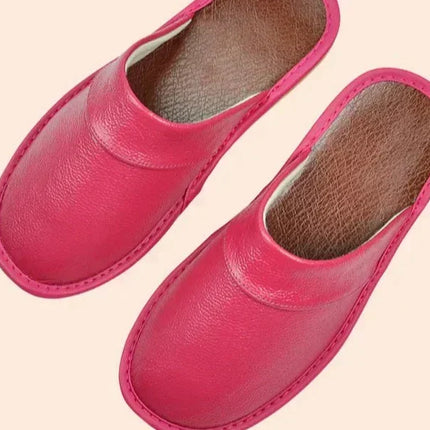 Merrick | Orthopedic Men's Slides – Leather House Slippers