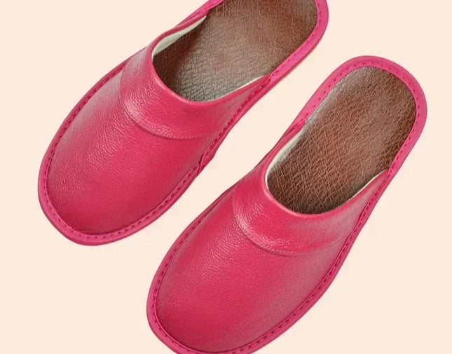 Merrick | Orthopedic Men's Slides – Leather House Slippers