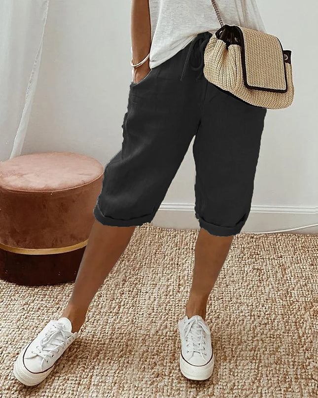 Mireille | Relaxed Women's Shorts – Knee-Length Summer Style