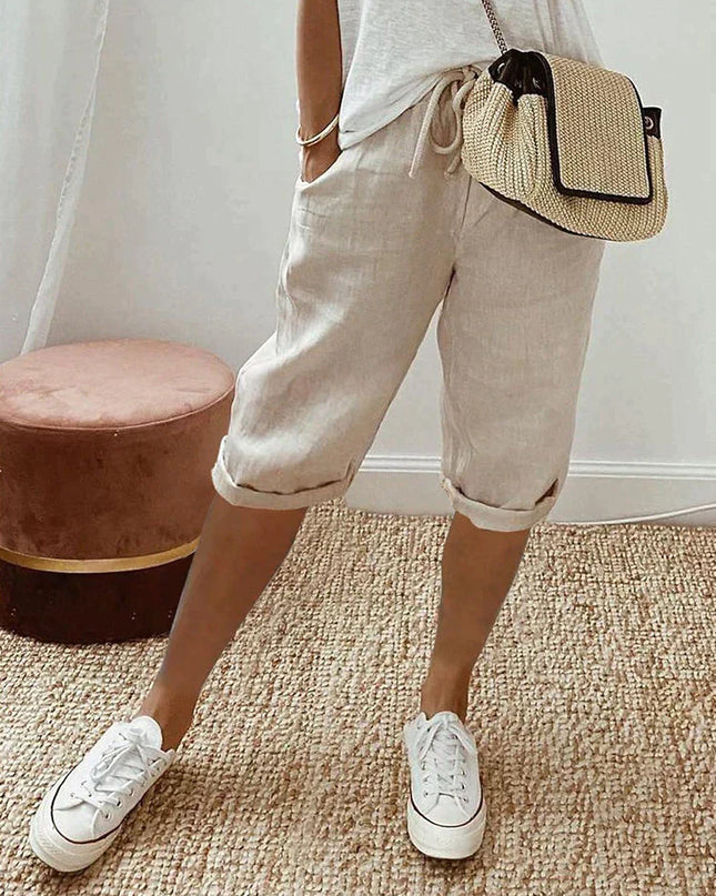 Mireille | Relaxed Women's Shorts – Knee-Length Summer Style