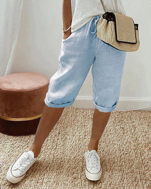 Mireille | Relaxed Women's Shorts – Knee-Length Summer Style