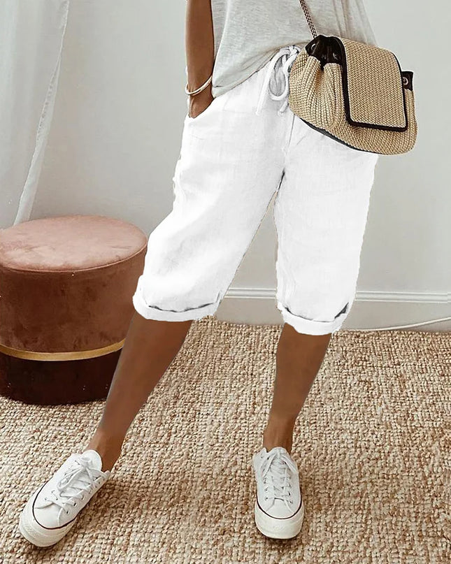 Mireille | Relaxed Women's Shorts – Knee-Length Summer Style