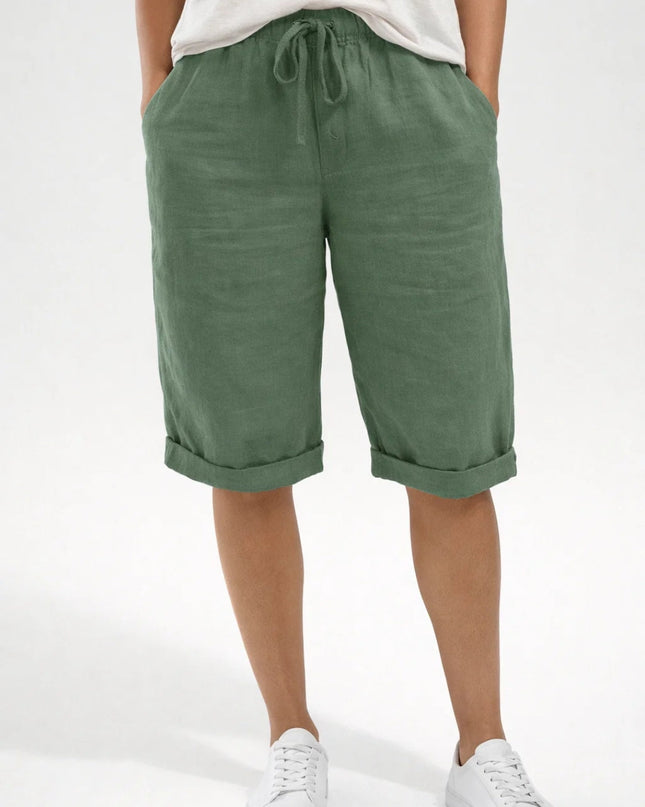 Nerissa | Relaxed Bermuda Shorts – Women's Drawstring Summer Fit