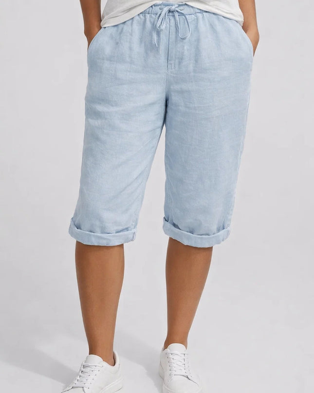 Nerissa | Relaxed Bermuda Shorts – Women's Drawstring Summer Fit