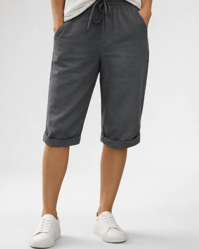 Nerissa | Relaxed Bermuda Shorts – Women's Drawstring Summer Fit