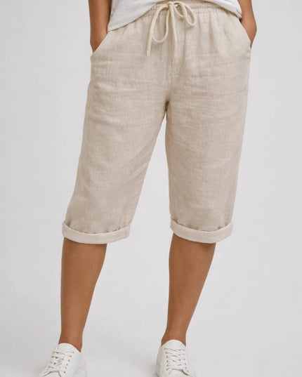 Nerissa | Relaxed Bermuda Shorts – Women's Drawstring Summer Fit