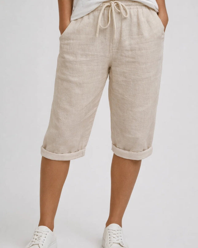 Nerissa | Relaxed Bermuda Shorts – Women's Drawstring Summer Fit