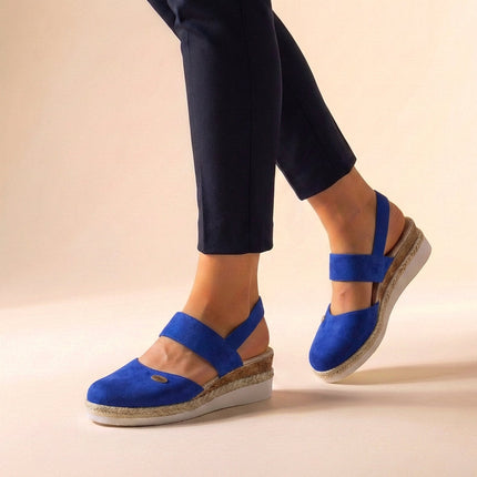 Noelle | Comfortable Espadrille Sandals – Platform Slingback