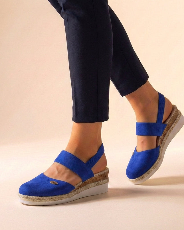 Noelle | Comfortable Espadrille Sandals – Platform Slingback
