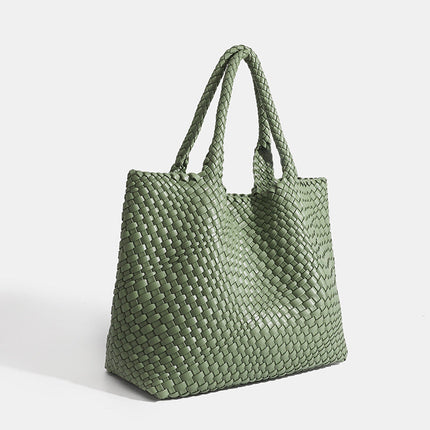 Ondine | Textured Tote Bag – Large Woven Carryall Style