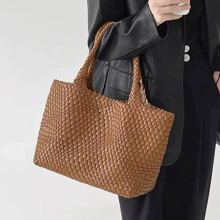 Ondine | Textured Tote Bag – Large Woven Carryall Style