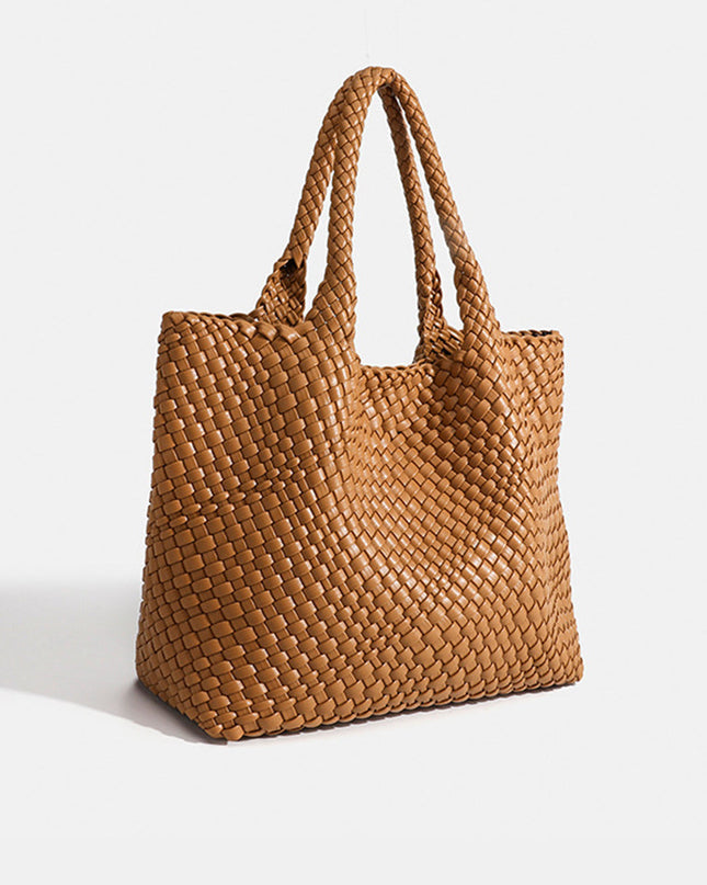 Ondine | Textured Tote Bag – Large Woven Carryall Style
