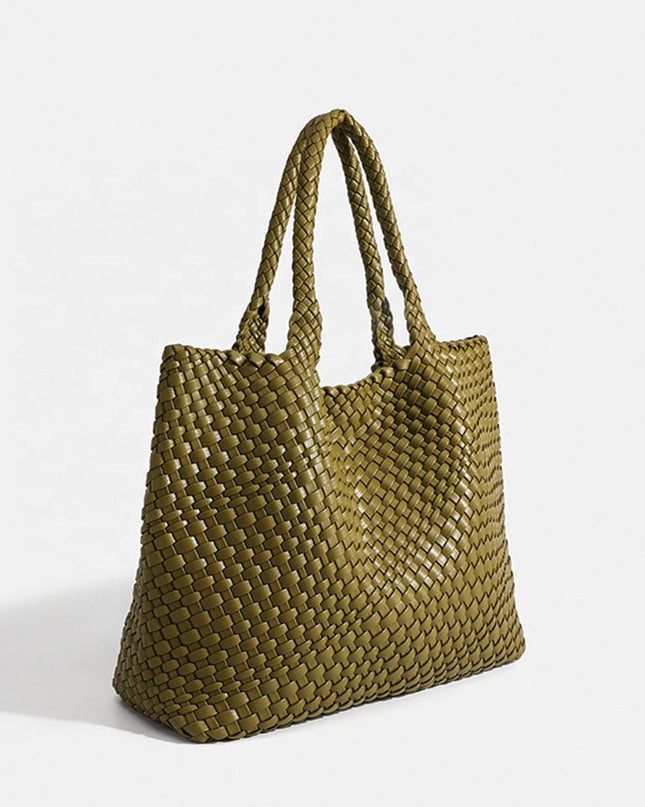 Ondine | Textured Tote Bag – Large Woven Carryall Style