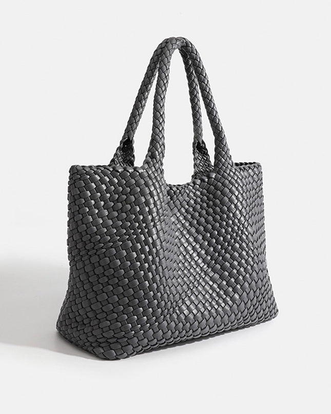 Ondine | Textured Tote Bag – Large Woven Carryall Style