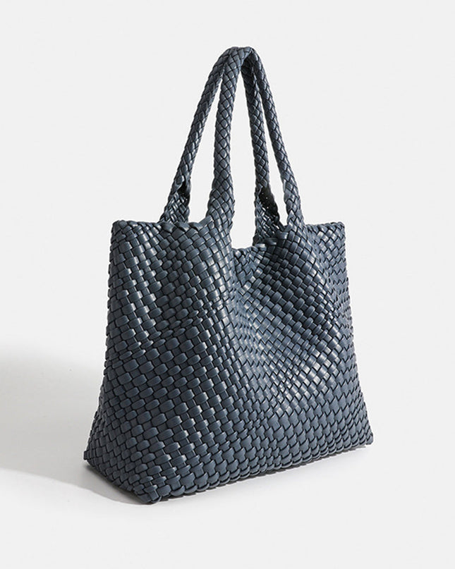 Ondine | Textured Tote Bag – Large Woven Carryall Style
