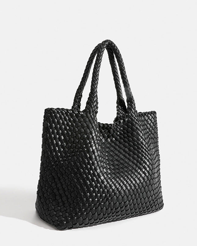 Ondine | Textured Tote Bag – Large Woven Carryall Style