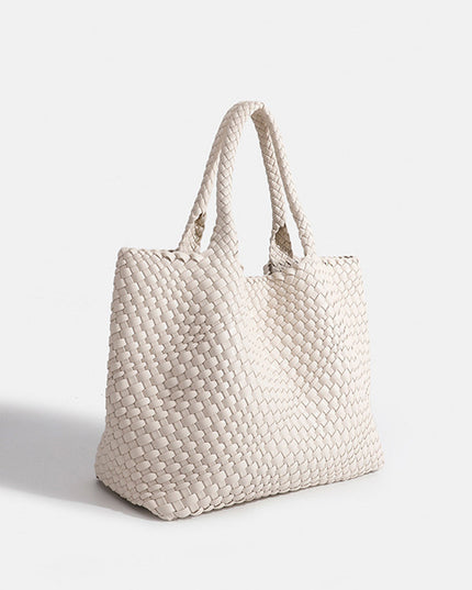 Ondine | Textured Tote Bag – Large Woven Carryall Style