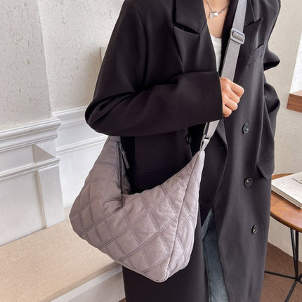 Ottilie | Soft-Structured Shoulder Bag – Quilted Puffer Style