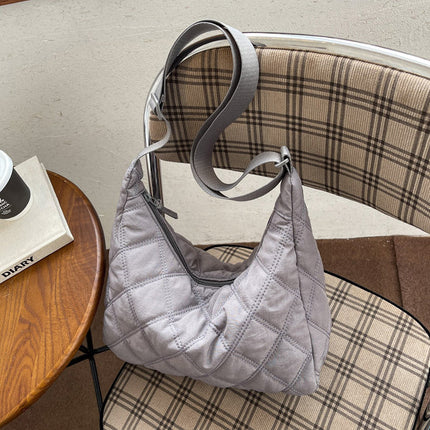 Ottilie | Soft-Structured Shoulder Bag – Quilted Puffer Style