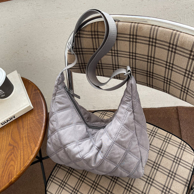 Ottilie | Soft-Structured Shoulder Bag – Quilted Puffer Style