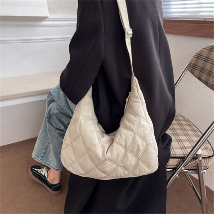 Ottilie | Soft-Structured Shoulder Bag – Quilted Puffer Style