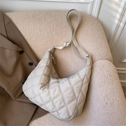 Ottilie | Soft-Structured Shoulder Bag – Quilted Puffer Style