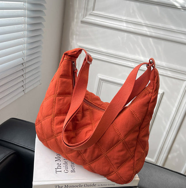 Ottilie | Soft-Structured Shoulder Bag – Quilted Puffer Style