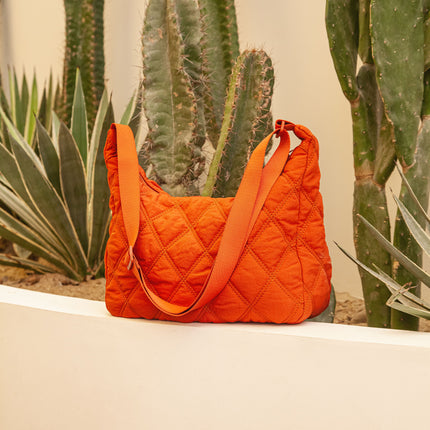 Ottilie | Soft-Structured Shoulder Bag – Quilted Puffer Style