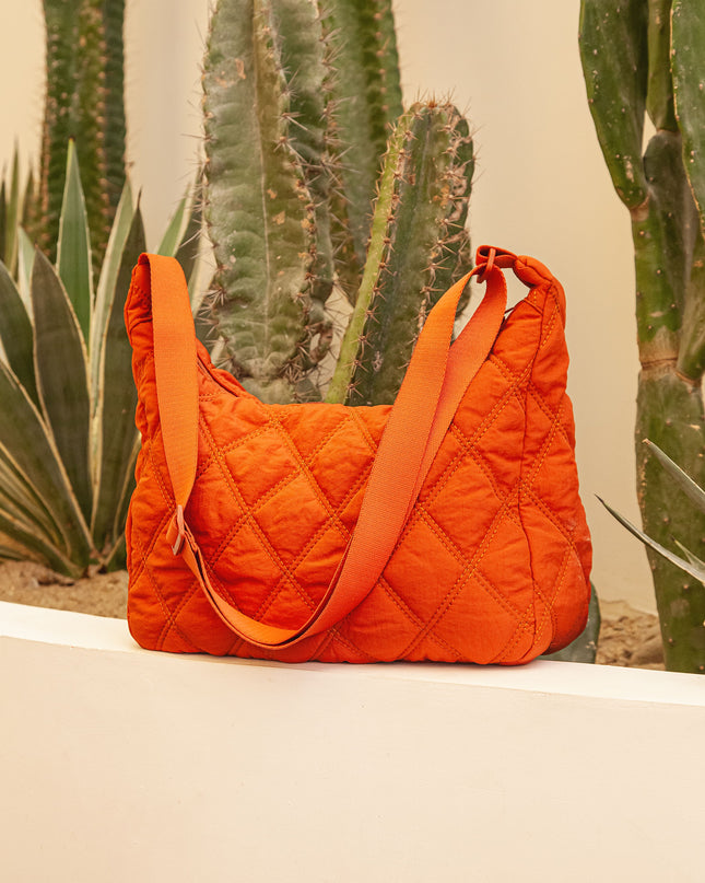 Ottilie | Soft-Structured Shoulder Bag – Quilted Puffer Style