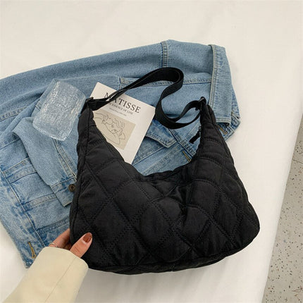 Ottilie | Soft-Structured Shoulder Bag – Quilted Puffer Style