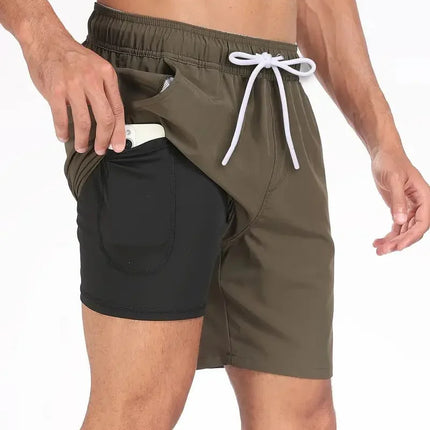 Ryland | Quick-Dry Swim Shorts – Men's Compression Liner Style