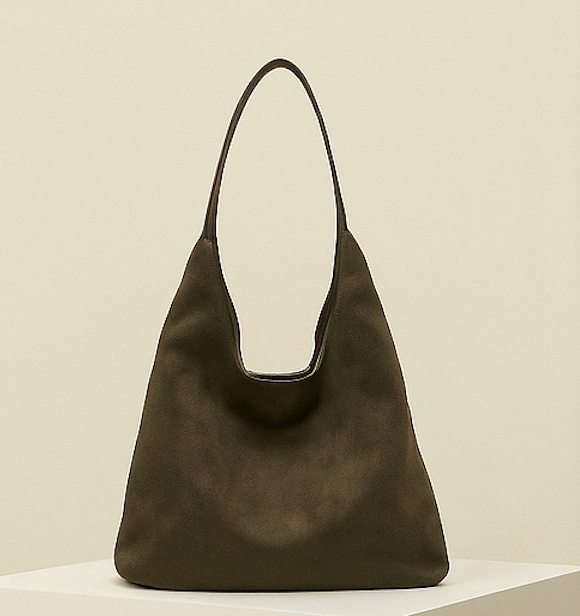 Sabine | Luxe Women's Tote Bag – Vegan Suede Hobo Style