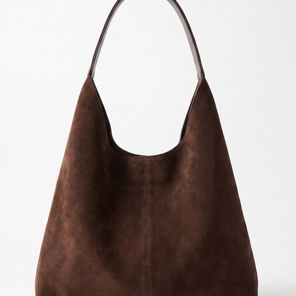 Sabine | Luxe Women's Tote Bag – Vegan Suede Hobo Style