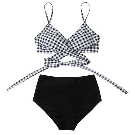 Seraphine | High-Waisted Bikini – Women's Wrap Top Set