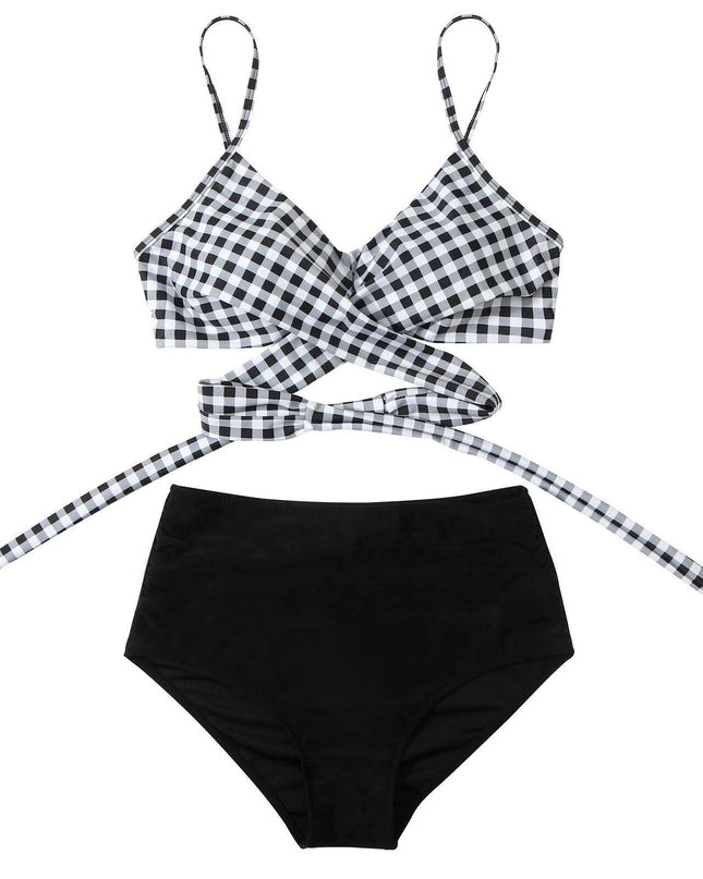 Seraphine | High-Waisted Bikini – Women's Wrap Top Set
