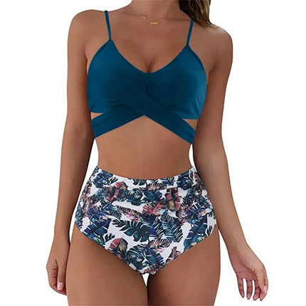 Seraphine | High-Waisted Bikini – Women's Wrap Top Set