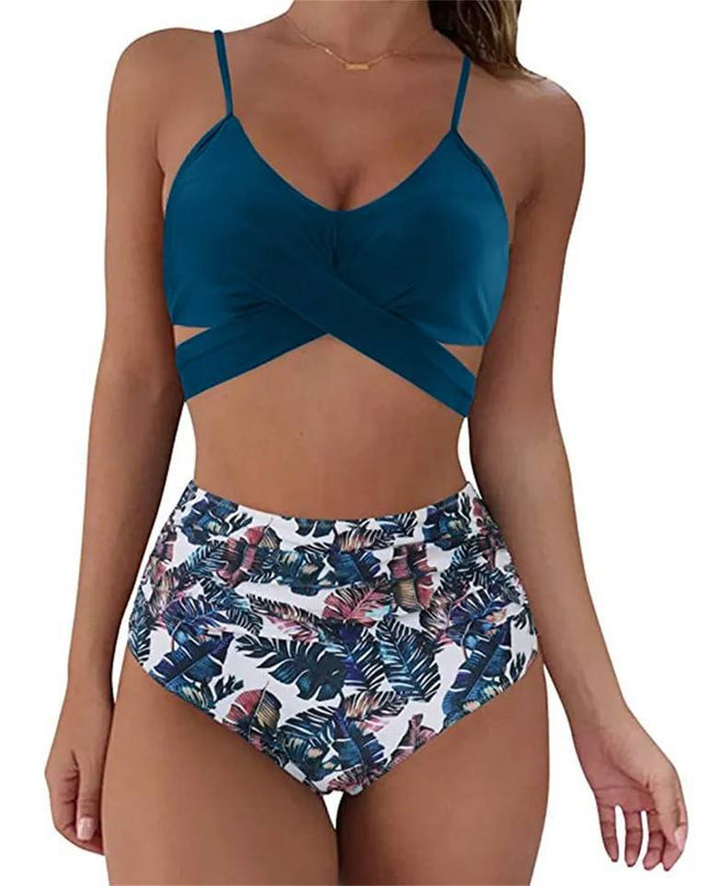 Seraphine | High-Waisted Bikini – Women's Wrap Top Set