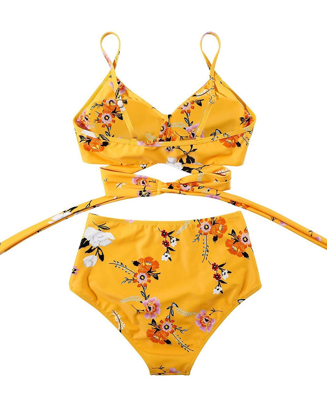 Seraphine | High-Waisted Bikini – Women's Wrap Top Set